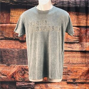 Harley-Davidson Faded Green Short Sleeve Logo Tee